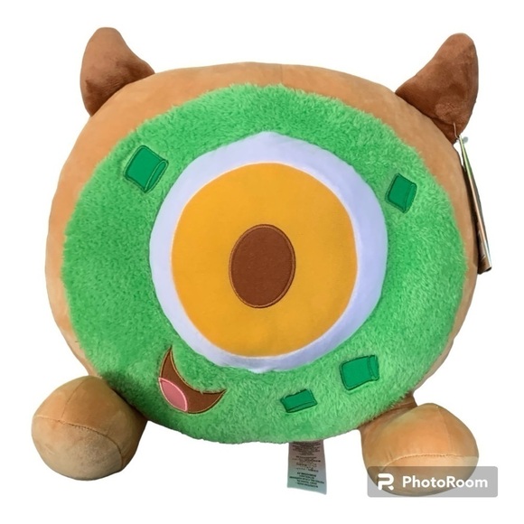NWT Disney Munchlings Mike Wazowski Avocado Breakfast Bagel Monsters Inc. 13.5” - Picture 1 of 9